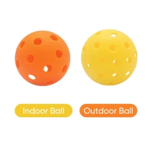 indoor vs. outdoor pickleball balls